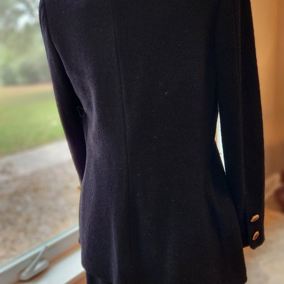 St. John by Marie Gray Black Boucle Suit Size 6 - Picture 2 of 10